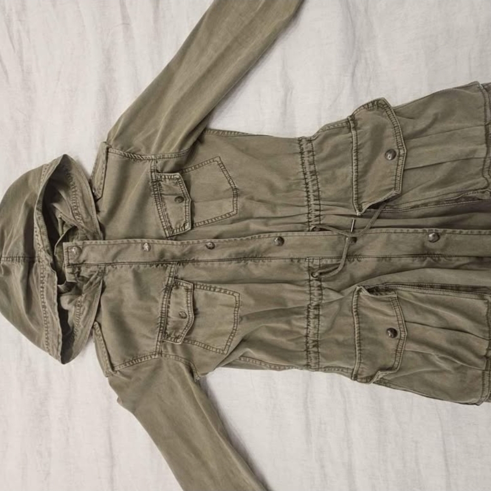 Talula Olive Utility Jacket - Picture 3 of 6